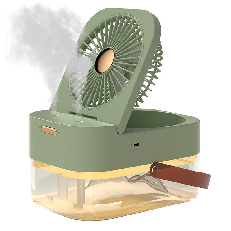 Portable Cooling and Humidifying Fan with Night Light-3