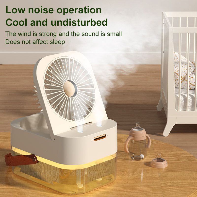 Portable Cooling and Humidifying Fan with Night Light-2