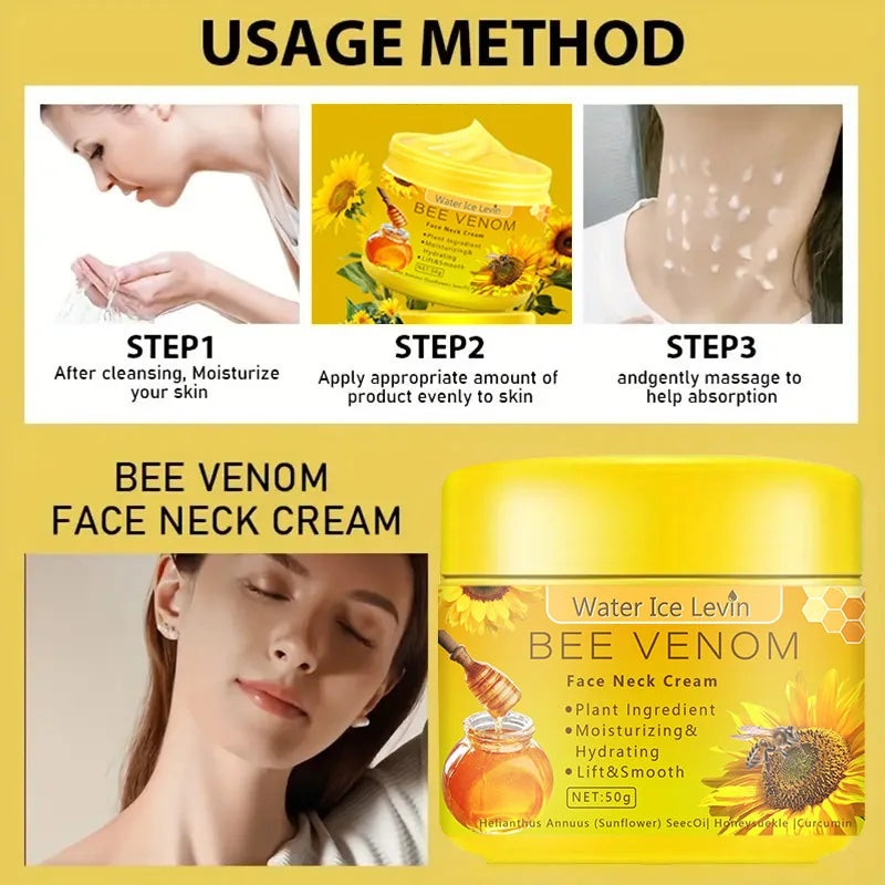 Bee Venom Neck Cream for Fine Lines & Repair-3